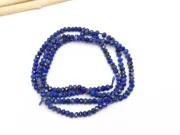 Sirag lapis lazuli rondele microfatetate 2.5x2mm