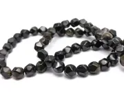 Sirag obsidian auriu fatetat 5~6mm