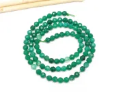 Sirag onix verde sfere microfatetate 4mm