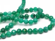 Sirag onix verde sfere microfatetate 4mm