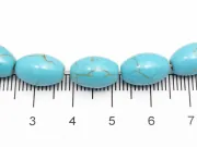 Sirag turcoaz reconstituit butoias 12x8mm