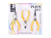 Set 3 clesti pentru bijuterii galben