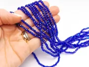 Margele cristal rotund fatetat 3~3.5mm blue AB (sirag)