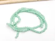 Margele cristal rondel 2.5x2mm verde menta opac lustered (sirag)