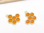 Charm fagure auriu 21x17mm