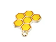 Charm fagure auriu 21x17mm