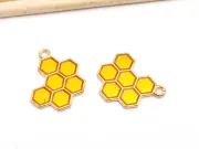 Charm fagure auriu 21x17mm