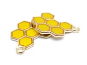 Charm fagure auriu 21x17mm