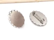 Baza pentru brosa otel inoxidabil 304 platou 24x18mm