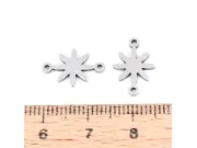 Link otel inoxidabil 304 floare 14.5x10x1mm