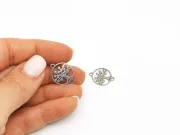 Link otel inoxidabil 201 copacul vietii 19x15x1mm