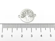 Link otel inoxidabil 304 copacul vietii 19x15.5x1mm