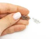 Link otel inoxidabil 201 frunza 19.5x8.5x1mm