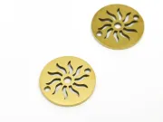 Link otel inoxidabil 201 auriu soare 12x1mm