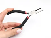 Cleste bijuterii pentru modelat sarma cu o falca plata si una rotunda