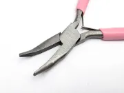 Cleste bijuterii de strans cu varf curbat maner roz