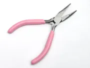 Cleste bijuterii de strans cu varf curbat maner roz