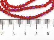 Margele cristal biconic 2x3mm bordo heliotrop (sirag)