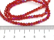Margele cristal biconic 2x3mm bordo heliotrop (sirag)