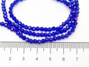 Margele cristal rotund fatetat 3~3.5mm blue AB (sirag)