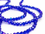 Margele cristal rotund fatetat 3~3.5mm blue AB (sirag)