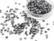 Strasuri hotfix 2.3~2.4mm hematit (100buc)