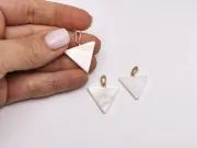 Pandantiv sidef triunghi 20x18mm