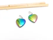 Pandantiv hematit 23x14mm inima