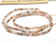 Sirag Piatra Lunii peach microfatetata 3mm