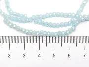 Margele cristal rondel 3x2mm sky blue opal AB (sirag)