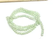 Margele cristal rondel 3x2mm verde opal AB (sirag)