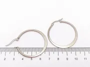 Tortite cercei otel inoxidabil 304 hoop 38x34mm (2buc)