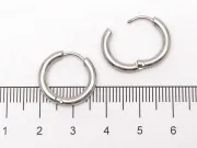 Tortite cercei otel inoxidabil 202 rotunde 17x16mm (2buc)