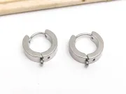 Tortite cercei otel inoxidabil 201 hoop 15x13x4mm