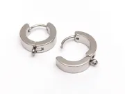 Tortite cercei otel inoxidabil 201 hoop 15x13x4mm