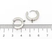 Tortite cercei otel inoxidabil 201 hoop 15x13x4mm