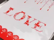 Pungi celofan autoadezive 13x10cm love (10buc)