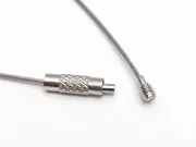 Baza bratara din sarma siliconata 7.2cm argintiu