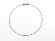 Baza bratara din sarma siliconata 7.2cm argintiu