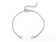 Baza bratara otel inoxidabil 304 pentru link cu prelungitor, lungime 16.5cm