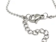 Baza bratara otel inoxidabil 304 pentru link cu biluta 17.5cm