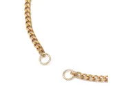 Baza bratara otel inoxidabil 304 auriu pentru link cu prelungitor, lungime 17cm