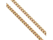 Baza bratara otel inoxidabil 304 auriu pentru link cu prelungitor, lungime 17cm