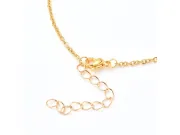 Baza bratara otel inoxidabil 304 auriu pentru link cu prelungitor, lungime 18.5cm