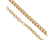 Baza bratara otel inoxidabil 304 auriu pentru link cu prelungitor, lungime 17cm