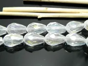 Cristal picatura 15x10mm transparent AB