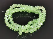 Margele cristal triunghi 3.5x4x3.5mm verde deschis AB (sirag)