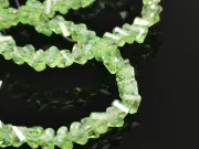 Margele cristal triunghi 3.5x4x3.5mm verde deschis AB (sirag)