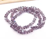 Margele cristal triunghi 3.5x4x3.5mm ametist AB (sirag)