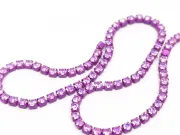 Lant cu strasuri 2mm mov opal AB (0.5m)